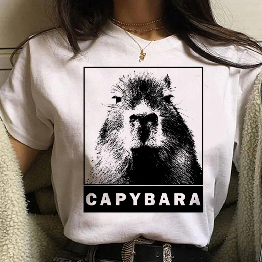 Capybara t-shirts women harajuku comic streetwear top girl 2000s funny clothes
Capybara t-shirts women harajuku comic streetwear top girl 2000s funny clothes