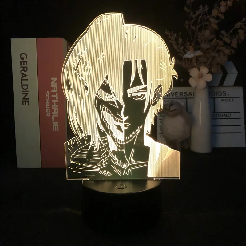 Night Light Alarm Clock Base Light Attack on Titan Eren Jaeger Delivery Japanese Anime Manga Colorful Projector Projector
Night Light Alarm Clock Base Light Attack on Titan Eren Jaeger Delivery Japanese Anime Manga Colorful Projector Projector