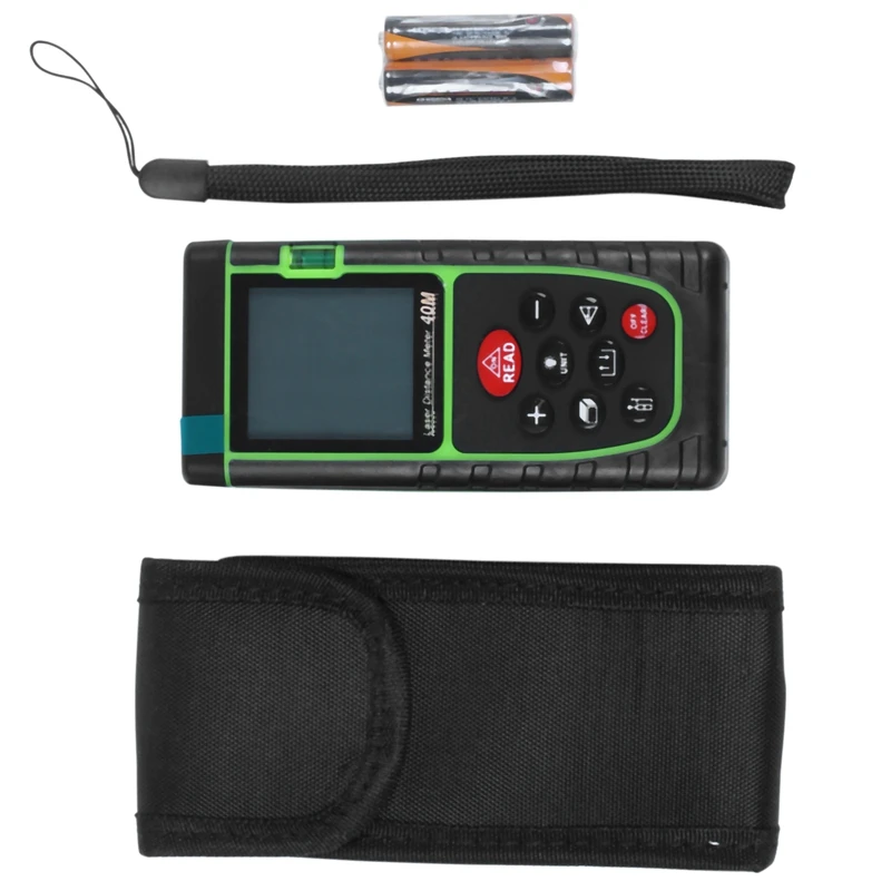 BMDT-40M Meter Range Finder Measure Handheld Digital Distance Area Volume With Bubble Level Measure Tool
BMDT-40M Meter Range Finder Measure Handheld Digital Distance Area Volume With Bubble Level Measure Tool