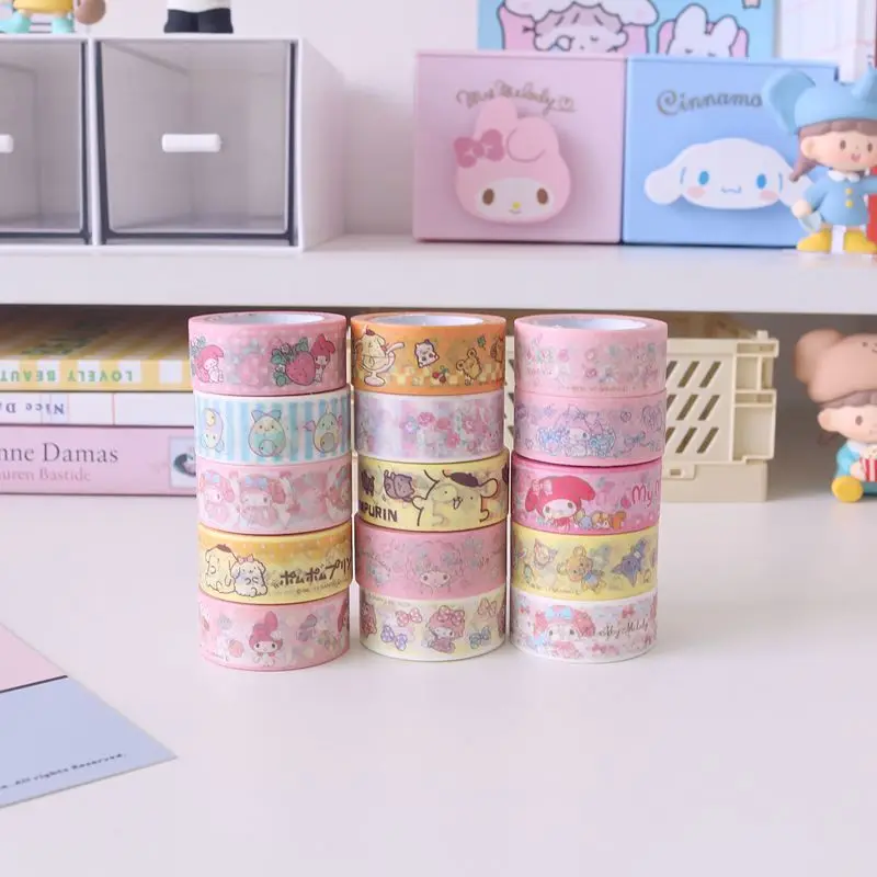 Anime Kawaii Sanrioed Kuromi Cinnamoroll MyMelody Purin Dog Cartoon Cute Stationery Diary Hand Ledger Decorative Paper Tape Gift
Anime Kawaii Sanrioed Kuromi Cinnamoroll MyMelody Purin Dog Cartoon Cute Stationery Diary Hand Ledger Decorative Paper Tape Gift