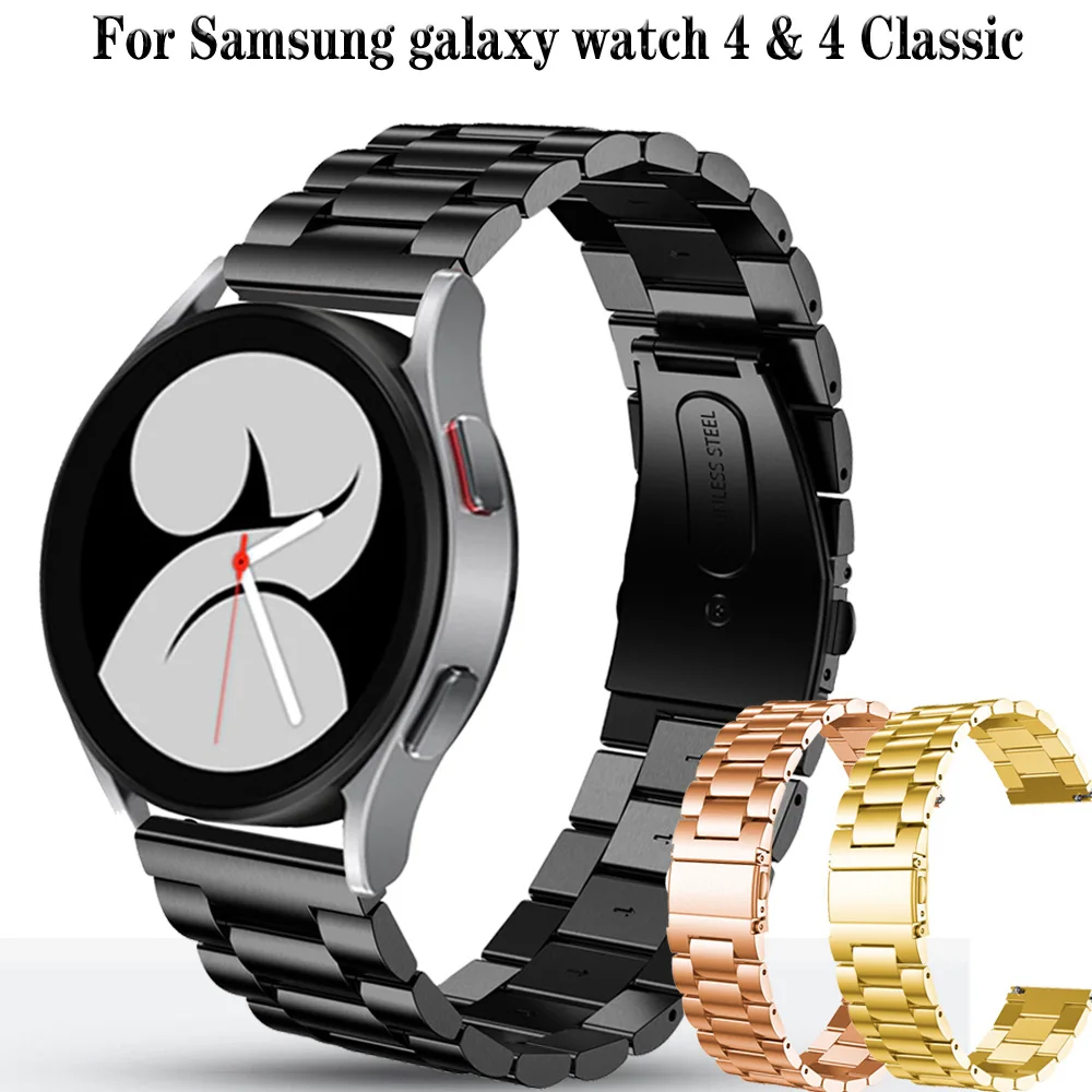 Stainless Steel Watchband For Samsung galaxy watch 4 40mm 44mm /4 Classic 46mm 42mm Strap Metal Wristband Bracelet Watch Band
Stainless Steel Watchband For Samsung galaxy watch 4 40mm 44mm /4 Classic 46mm 42mm Strap Metal Wristband Bracelet Watch Band