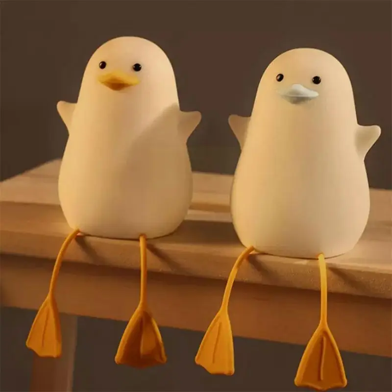 LED Duck Night Light USB Rechargeable Dimming Touch Silicone Table Lamp Bedroom Bedside Decoration Couple Gift Boby Light
LED Duck Night Light USB Rechargeable Dimming Touch Silicone Table Lamp Bedroom Bedside Decoration Couple Gift Boby Light