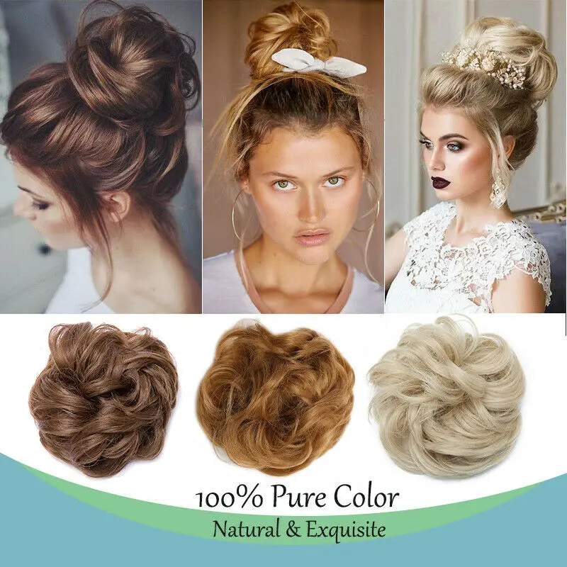 Synthetic Hair Bun Chignon Ladies Ponytail Hair Extension Scrunchie Elastic Wave Curly Hairpieces Scrunchie Wrap
Synthetic Hair Bun Chignon Ladies Ponytail Hair Extension Scrunchie Elastic Wave Curly Hairpieces Scrunchie Wrap