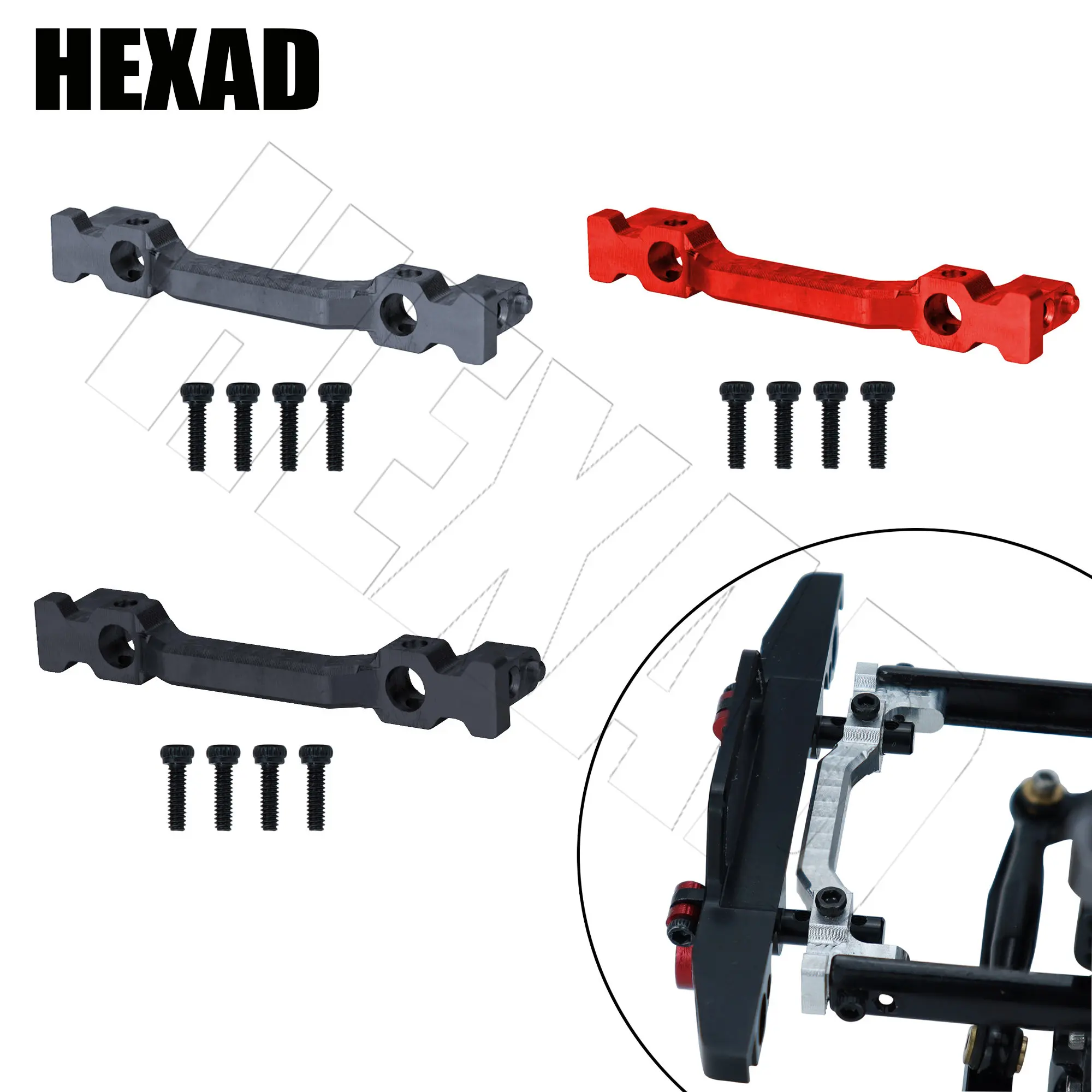 Metal Front Bumper Bracket Frame Mount Bracket for 1/24 Axial SCX24 DEADBOLT 90081 AXI31616 RC Car Upgrade Parts
Metal Front Bumper Bracket Frame Mount Bracket for 1/24 Axial SCX24 DEADBOLT 90081 AXI31616 RC Car Upgrade Parts