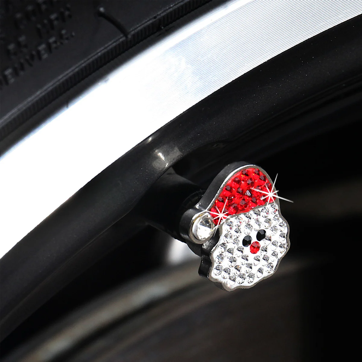 4 Pcs Valve Cap Santa Claus Protective Dust Crystal Ab Rhinestones Tire Rim Stem Cover Car Supplies Caps Accesories
4 Pcs Valve Cap Santa Claus Protective Dust Crystal Ab Rhinestones Tire Rim Stem Cover Car Supplies Caps Accesories