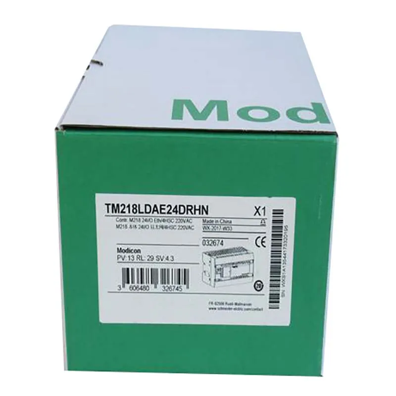 New Original In BOX TM218LDAE24DRHN {Warehouse stock} 1 Year Warranty Shipment within 24 hours
New Original In BOX TM218LDAE24DRHN {Warehouse stock} 1 Year Warranty Shipment within 24 hours