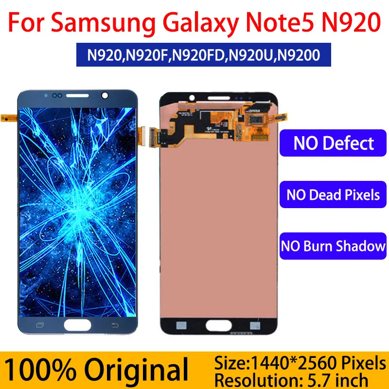 100% Оригинальный Super AMOLED Note 5 дисплей для SAMSUNG Galaxy дисплей NOTE5 LCD N920 N920F сенсорный экран сменная рамка в сборе
100% Оригинальный Super AMOLED Note 5 дисплей для SAMSUNG Galaxy дисплей NOTE5 LCD N920 N920F сенсорный экран сменная рамка в сборе