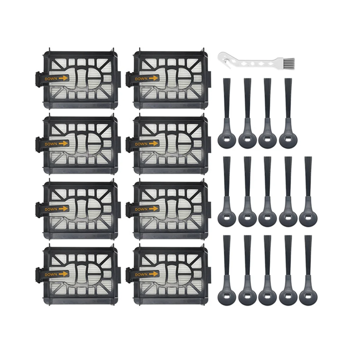Filters Side Brush for AI AV2501S AV2501AE RV2502AE RV2520AOUS AV2510AOUS Accessories Kit
Filters Side Brush for AI AV2501S AV2501AE RV2502AE RV2520AOUS AV2510AOUS Accessories Kit