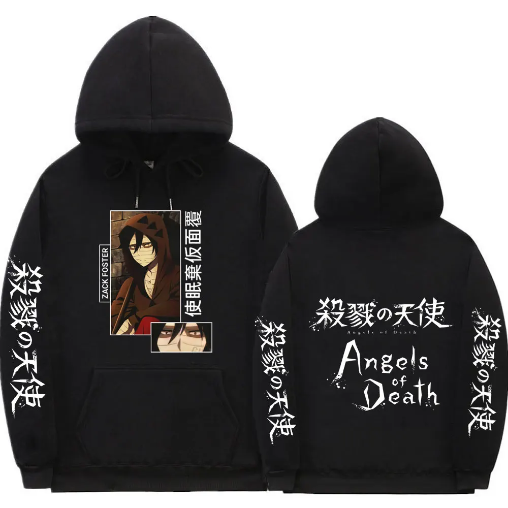 Anime Angels of Death Hoodie Harajuku Zack Foster Graphic Double-sided Hoodies Men's Hip Hop Streetwear Man Oversized Sweatshirt
Anime Angels of Death Hoodie Harajuku Zack Foster Graphic Double-sided Hoodies Men's Hip Hop Streetwear Man Oversized Sweatshirt
