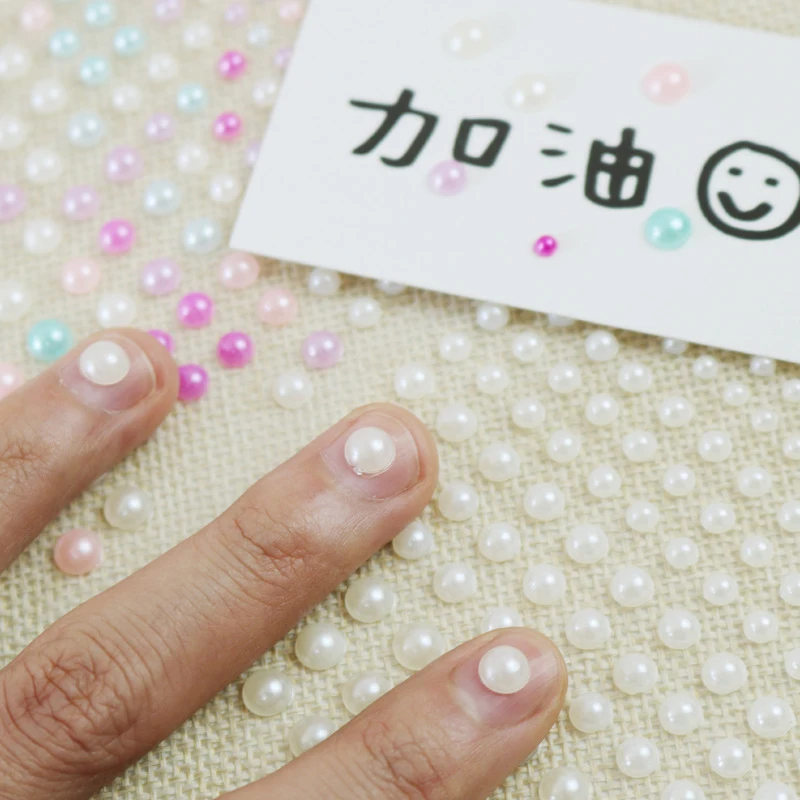 165PCS Plastic Semi-circular Pearl Decoration Stickers For DIY Crafts Scrapbooking Face Beauty Makeup Nail Art Cell Phone
165PCS Plastic Semi-circular Pearl Decoration Stickers For DIY Crafts Scrapbooking Face Beauty Makeup Nail Art Cell Phone