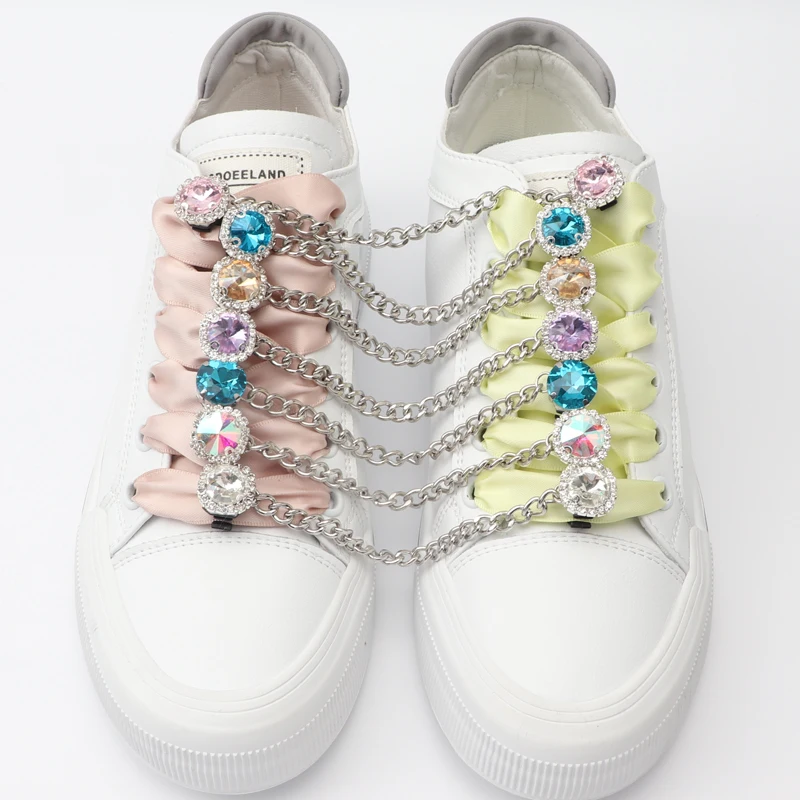 Shoe Buckle Clips Shoelace Chain Charms Sneakers Colorful Crystal Gemstone Decoration Ornaments Pendant Trend Accessories AF1
Shoe Buckle Clips Shoelace Chain Charms Sneakers Colorful Crystal Gemstone Decoration Ornaments Pendant Trend Accessories AF1