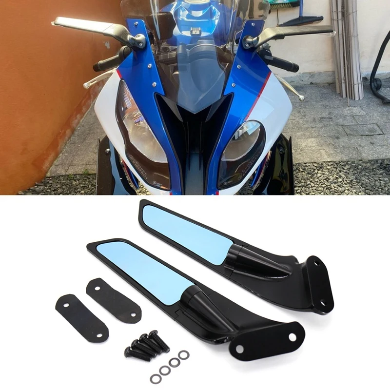 Motorcycle Side Mirrors Modified Wind Wing Adjustable Rotating Rearview Mirror for Kawasaki Ninja 650 NINJA400 250 300
Motorcycle Side Mirrors Modified Wind Wing Adjustable Rotating Rearview Mirror for Kawasaki Ninja 650 NINJA400 250 300