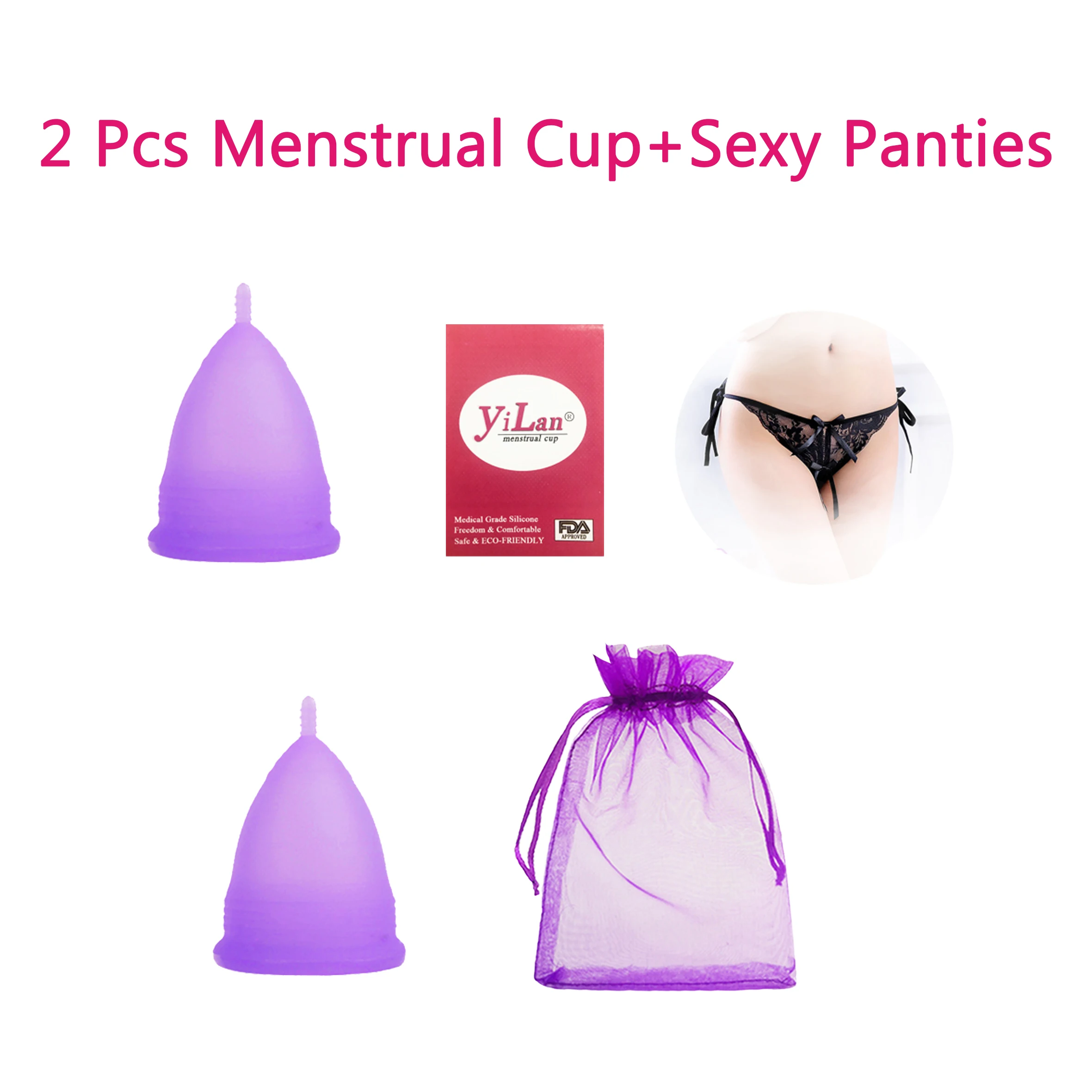 Medical Silicone Menstrual Cup Female Environmental Copa Menstrual Protection Hygiene Reusable Menstrual Collector Lace Panties
Medical Silicone Menstrual Cup Female Environmental Copa Menstrual Protection Hygiene Reusable Menstrual Collector Lace Panties