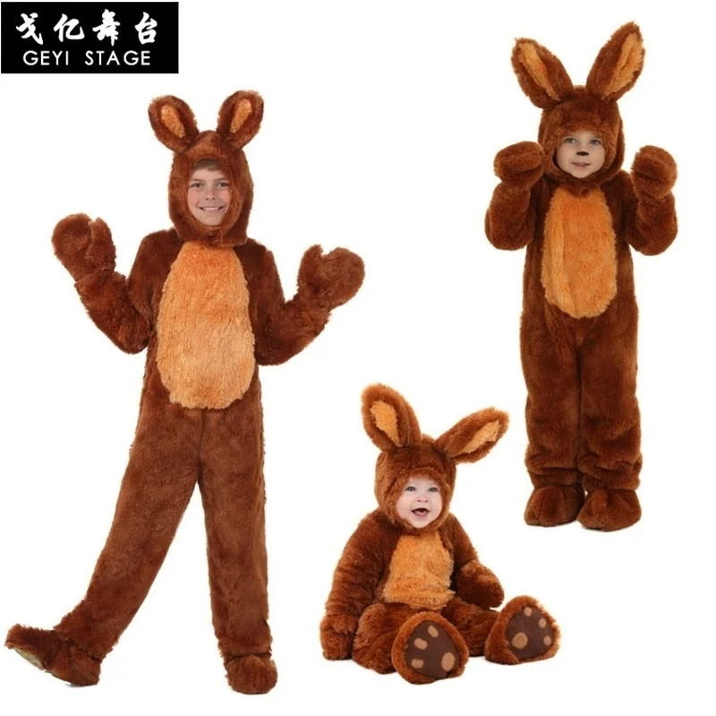Hot Halloween party in adult attire children cosplay cute brown rabbit child storytelling costume
Hot Halloween party in adult attire children cosplay cute brown rabbit child storytelling costume