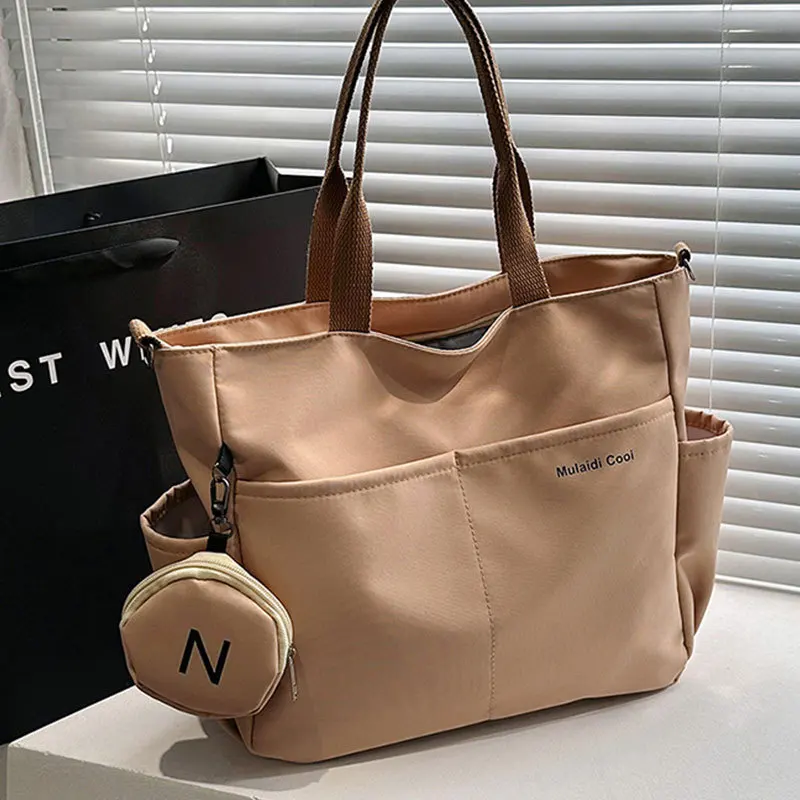 Women's Handbag Fashion Designer Canvas Shoulder Bag Large Capacity Business Student Shopper Bag Ladies Casual Tote Pack
Women's Handbag Fashion Designer Canvas Shoulder Bag Large Capacity Business Student Shopper Bag Ladies Casual Tote Pack