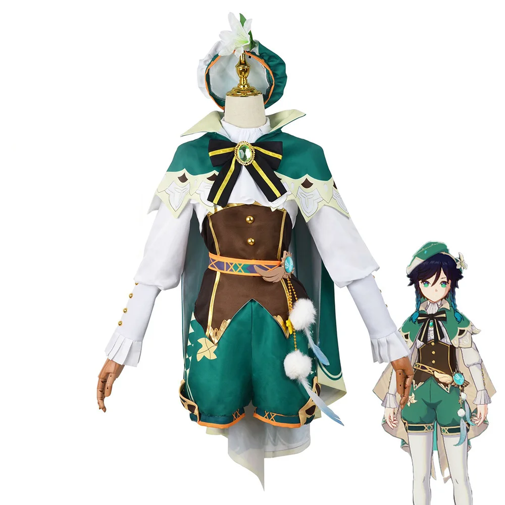 Game Genshin Impact Venti Cosplay Costume Venti Outfit Dress Costumes Woman Girl Cosplay Maid Party Full Set
Game Genshin Impact Venti Cosplay Costume Venti Outfit Dress Costumes Woman Girl Cosplay Maid Party Full Set