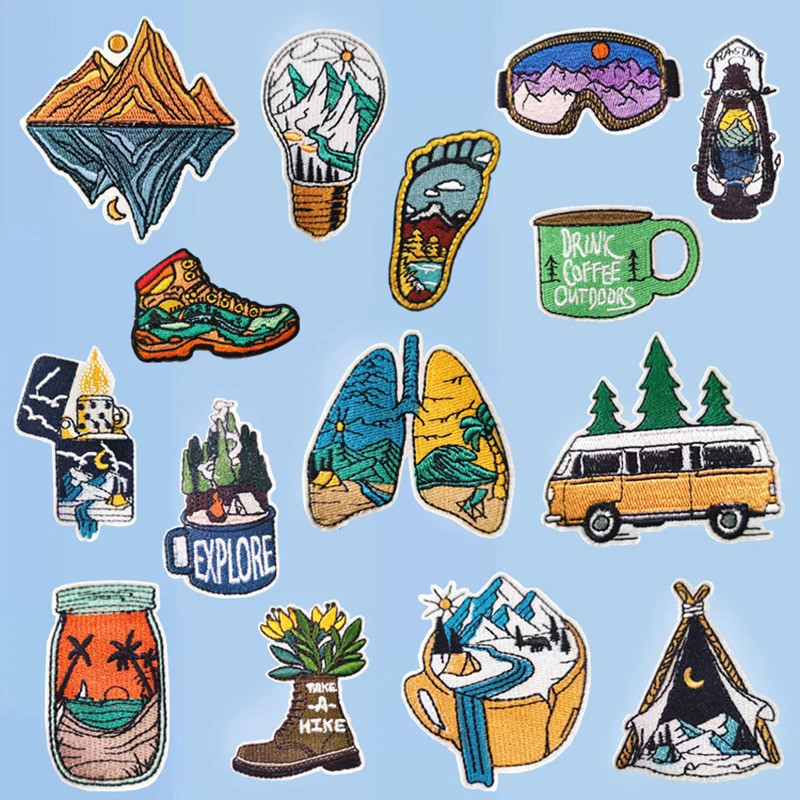 Color Landscapes Clothing Thermoadhesive Patches for Ironing on Clothes Cartoons Anime Patch Thermocollant DIY Emblem Embroidery
Color Landscapes Clothing Thermoadhesive Patches for Ironing on Clothes Cartoons Anime Patch Thermocollant DIY Emblem Embroidery