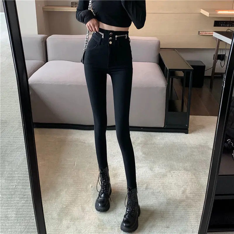 Womens Pencil Pants High Waist Black Push Up Butt Comfort Korean Style Good Stretchy Pencil Trousers Pantalones De Mujer E72
Womens Pencil Pants High Waist Black Push Up Butt Comfort Korean Style Good Stretchy Pencil Trousers Pantalones De Mujer E72