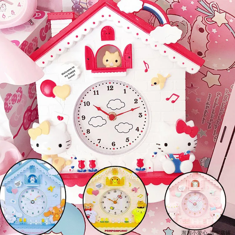 Kawaii My Melody Cinnamoroll Hellow Kittys Pompompurin Sanrio Plush 10-Inch Cartoon Cute Wall Clock Anime Plush Toy For Girl Gif
Kawaii My Melody Cinnamoroll Hellow Kittys Pompompurin Sanrio Plush 10-Inch Cartoon Cute Wall Clock Anime Plush Toy For Girl Gif