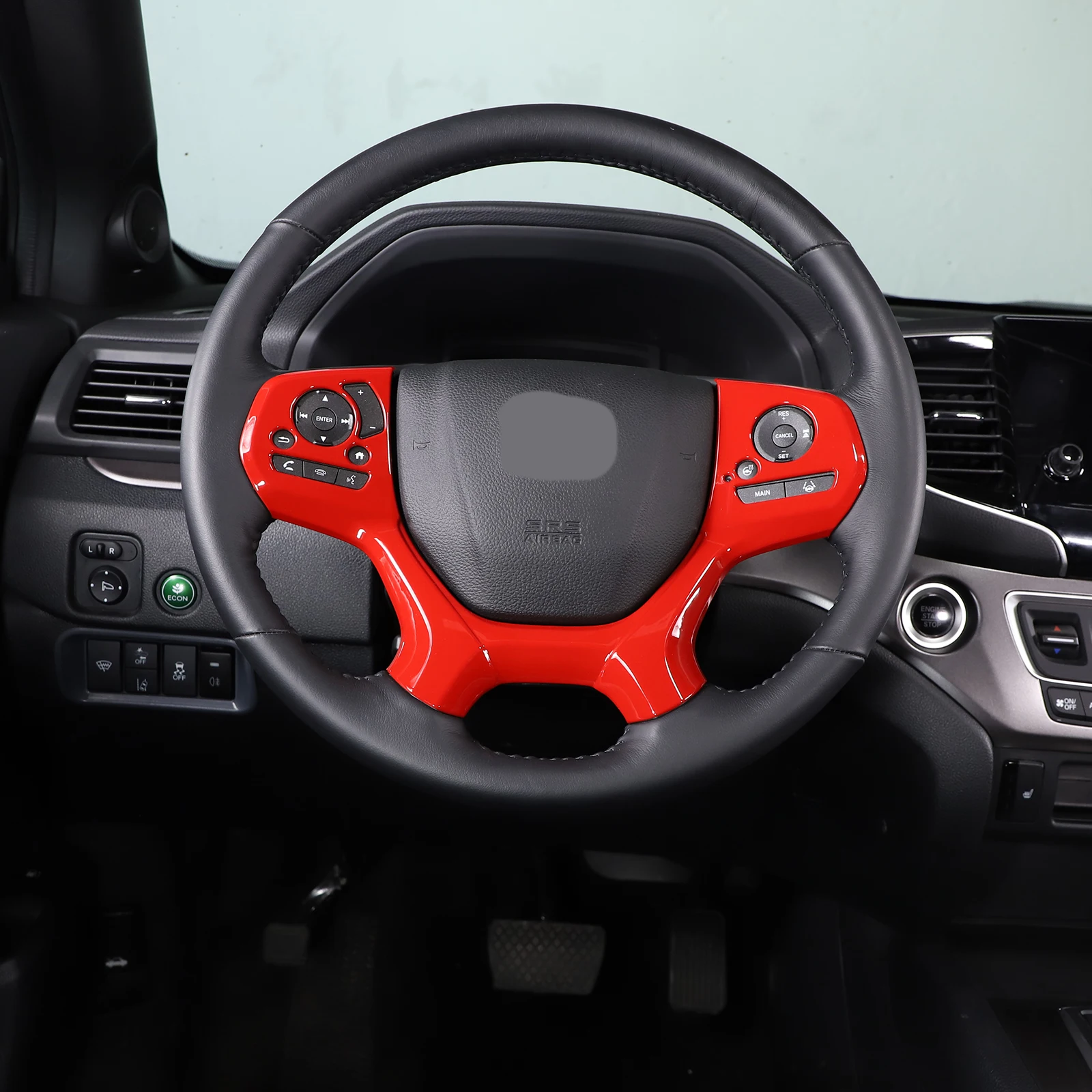 For Honda Pilot 2015-2022 ABS Matt black/Carbon Fiber Car Steering Wheel button Frame cover Trim Stickers Car Accessories 
For Honda Pilot 2015-2022 ABS Matt black/Carbon Fiber Car Steering Wheel button Frame cover Trim Stickers Car Accessories