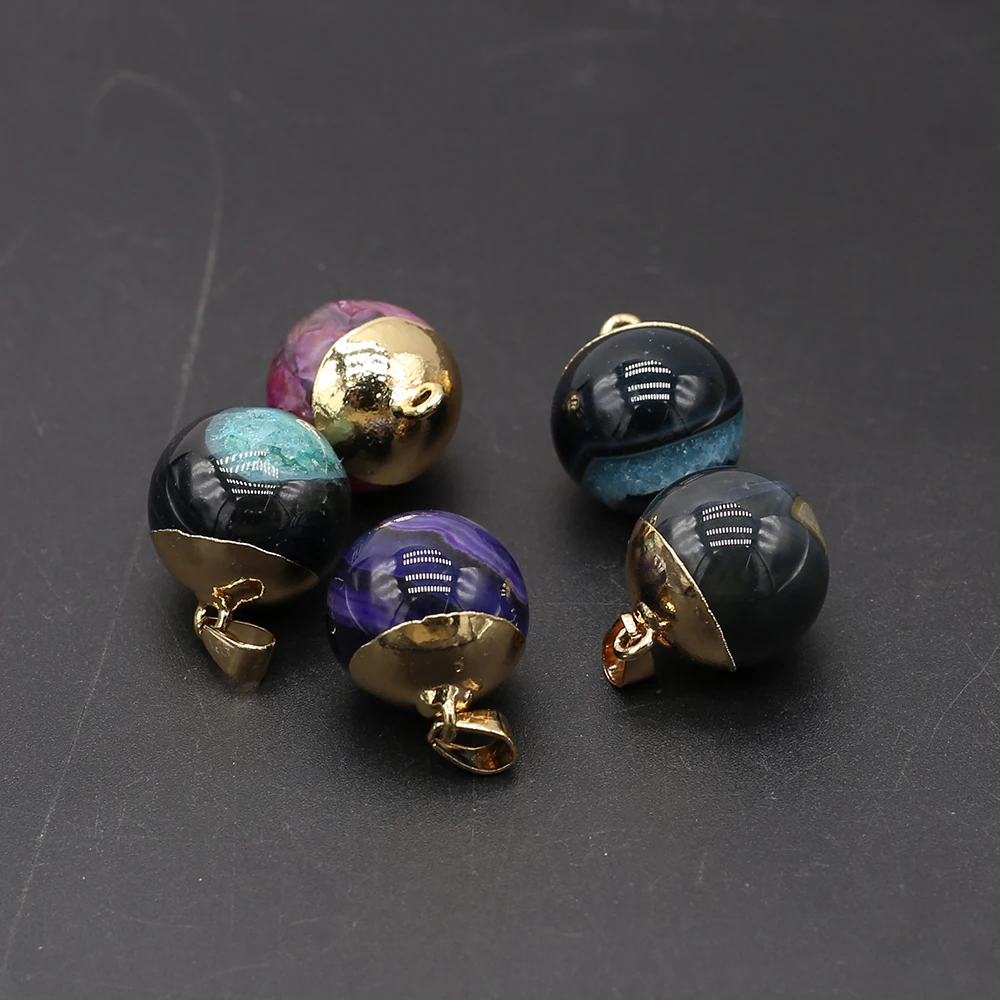 Charms Natural Strip Stone Pendant Round Shape Natural Agates Stone Pendant for Making DIY Jewerly Accessories Gift 20x25mm
Charms Natural Strip Stone Pendant Round Shape Natural Agates Stone Pendant for Making DIY Jewerly Accessories Gift 20x25mm