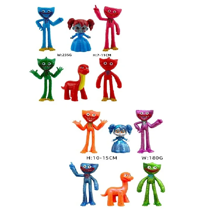 6pcs/set Poppy Playtim Pearlescent Action Figure Toys Game Huggy Wuggy Plush Toy Doll Scary Model Collectible Gifts Free Ship
6pcs/set Poppy Playtim Pearlescent Action Figure Toys Game Huggy Wuggy Plush Toy Doll Scary Model Collectible Gifts Free Ship