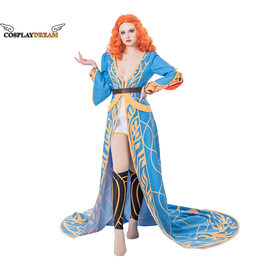 Костюм для косплея волшебника Triss Merigold, альтернативный внешний вид, костюм DLC, сексуальный костюм волшебника, платье, халат для женщин и взрослых
Костюм для косплея волшебника Triss Merigold, альтернативный внешний вид, костюм DLC, сексуальный костюм волшебника, платье, халат для женщин и взрослых