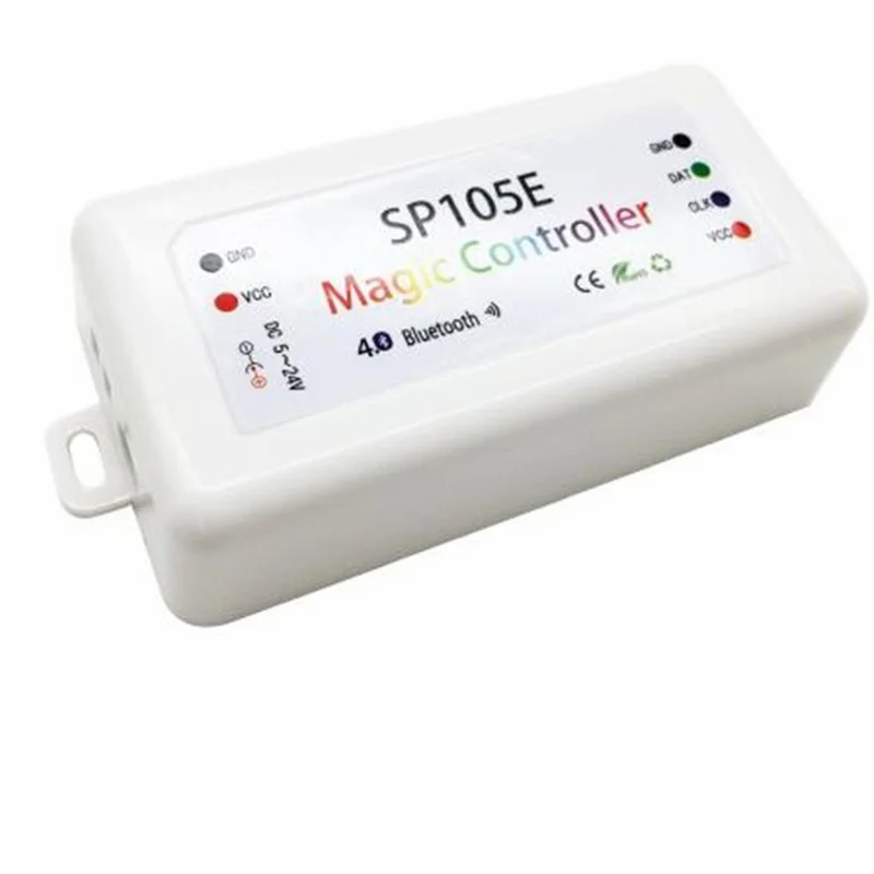 DC5V-24V SP105E Magic led controller Bluetooth-compatible SPI , for all kinds of IC pixels lights WS2811 WS2812B pixel Strip
DC5V-24V SP105E Magic led controller Bluetooth-compatible SPI , for all kinds of IC pixels lights WS2811 WS2812B pixel Strip