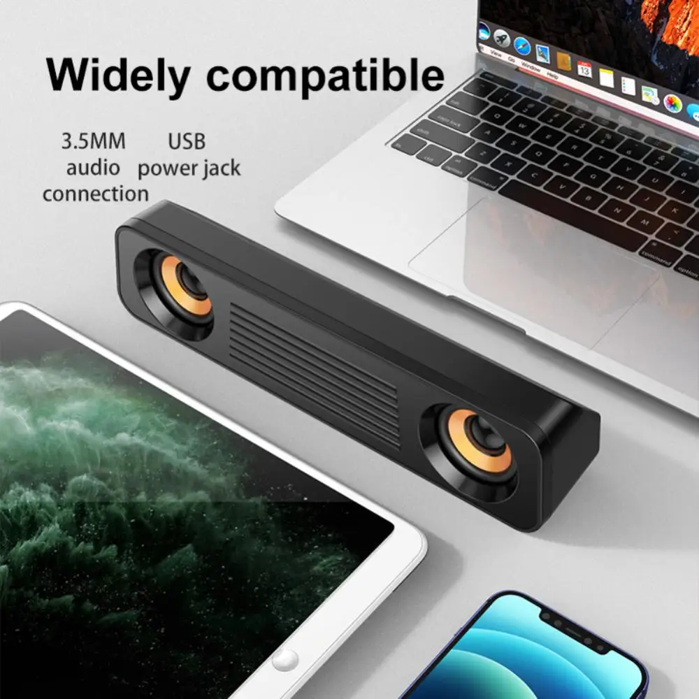 Audio Equipment Visual And Audio More Shocking Usb Interface Audio Speaker Bigger Sound Double Speakers Subwoofer Abs Power 2x3w
Audio Equipment Visual And Audio More Shocking Usb Interface Audio Speaker Bigger Sound Double Speakers Subwoofer Abs Power 2x3w
