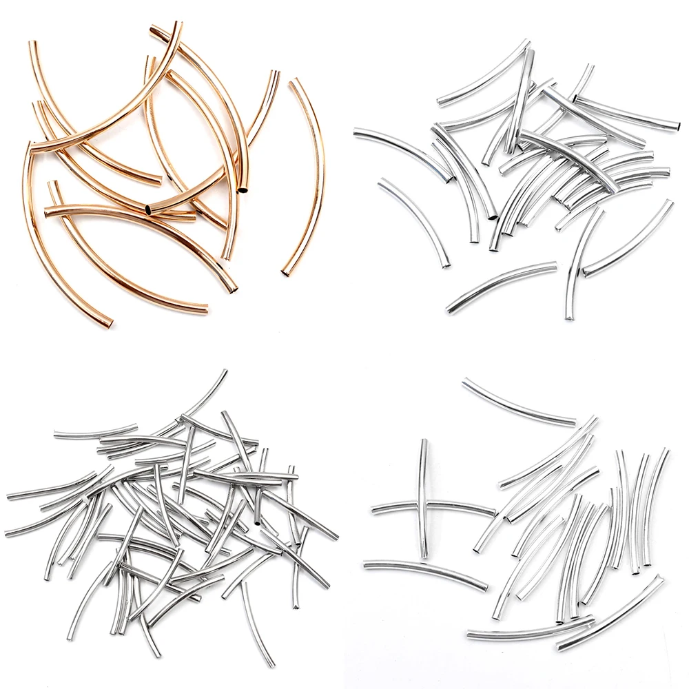 20-40mm 50-200pcs/lot Curved Tube Connectors Jewelry Findings DIY For Jewelry Making Bracelets Necklace Earrings Accessories
20-40mm 50-200pcs/lot Curved Tube Connectors Jewelry Findings DIY For Jewelry Making Bracelets Necklace Earrings Accessories