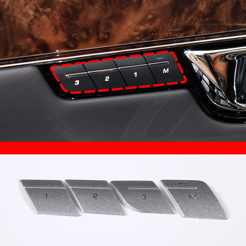 For Jaguar XJ 2010-2019 Stainless Steel Car Styling Driver Seat Memory Button Decoration Sticker Anti-Scratch Accessories
For Jaguar XJ 2010-2019 Stainless Steel Car Styling Driver Seat Memory Button Decoration Sticker Anti-Scratch Accessories