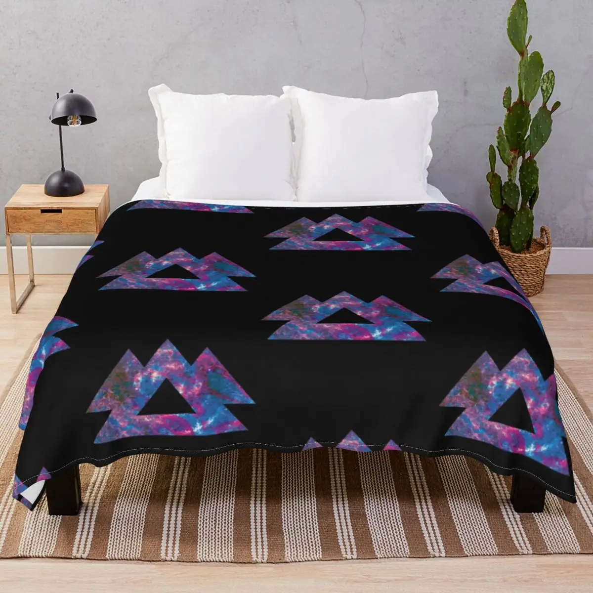 

Trippy Wakaan Blanket Flannel Plush Print Multifunction Throw Blankets for Bedding Home Couch Camp Cinema