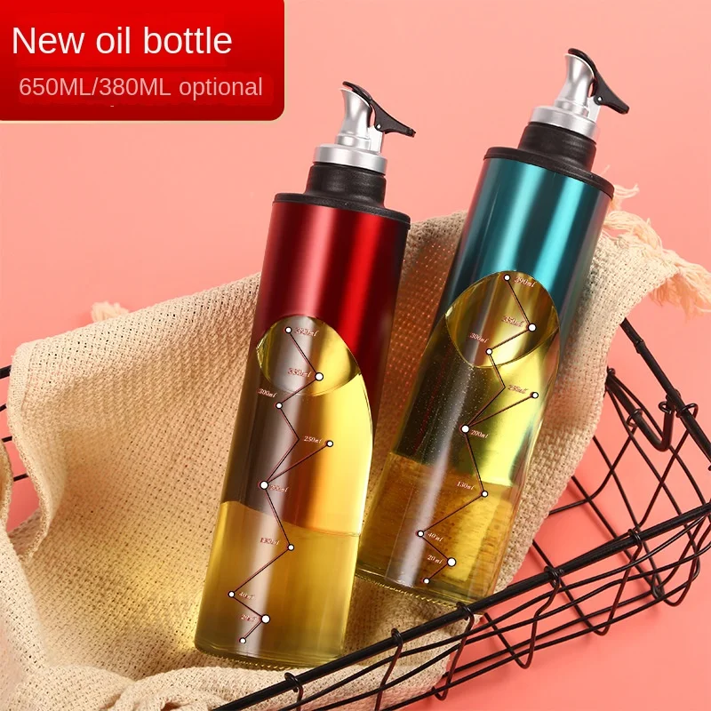 Leak-Proof Sealed Glass Oil Bottle Stainless Steel Oil Pot Soy Sauce Bottle Seasoning Bottle Seasoning Bottle Kitchen Supplies
Leak-Proof Sealed Glass Oil Bottle Stainless Steel Oil Pot Soy Sauce Bottle Seasoning Bottle Seasoning Bottle Kitchen Supplies