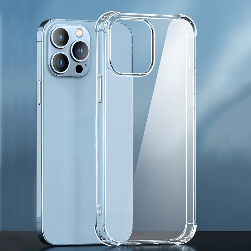 Transparent Shockproof Silicone Case For iPhone 11 12 13 Pro Max Case X Xr Xs Max 8 7 6s Plus Case Silicone Back Cover
Transparent Shockproof Silicone Case For iPhone 11 12 13 Pro Max Case X Xr Xs Max 8 7 6s Plus Case Silicone Back Cover