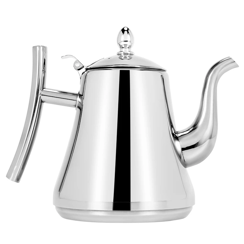 1.5L Stainless Steel Teapot Coffee Pot With Filter Kettle Home Hotel Bar Restaurant Stainless Steel Kettle Pot Induction Cooker
1.5L Stainless Steel Teapot Coffee Pot With Filter Kettle Home Hotel Bar Restaurant Stainless Steel Kettle Pot Induction Cooker
