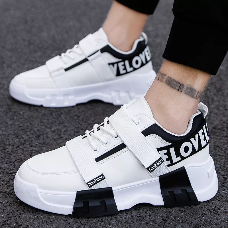2023New Size Street Style Men's Chunky Sneakers PU Leather Men Casual Trainers 2022 Fashion Man Platform Shoes Footwear 
2023New Size Street Style Men's Chunky Sneakers PU Leather Men Casual Trainers 2022 Fashion Man Platform Shoes Footwear