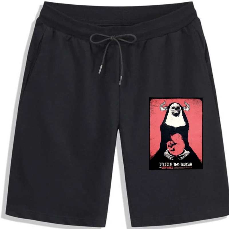Мужские шорты из чистого хлопка с принтом Faith No More Metal Rock 
Мужские шорты из чистого хлопка с принтом Faith No More Metal Rock