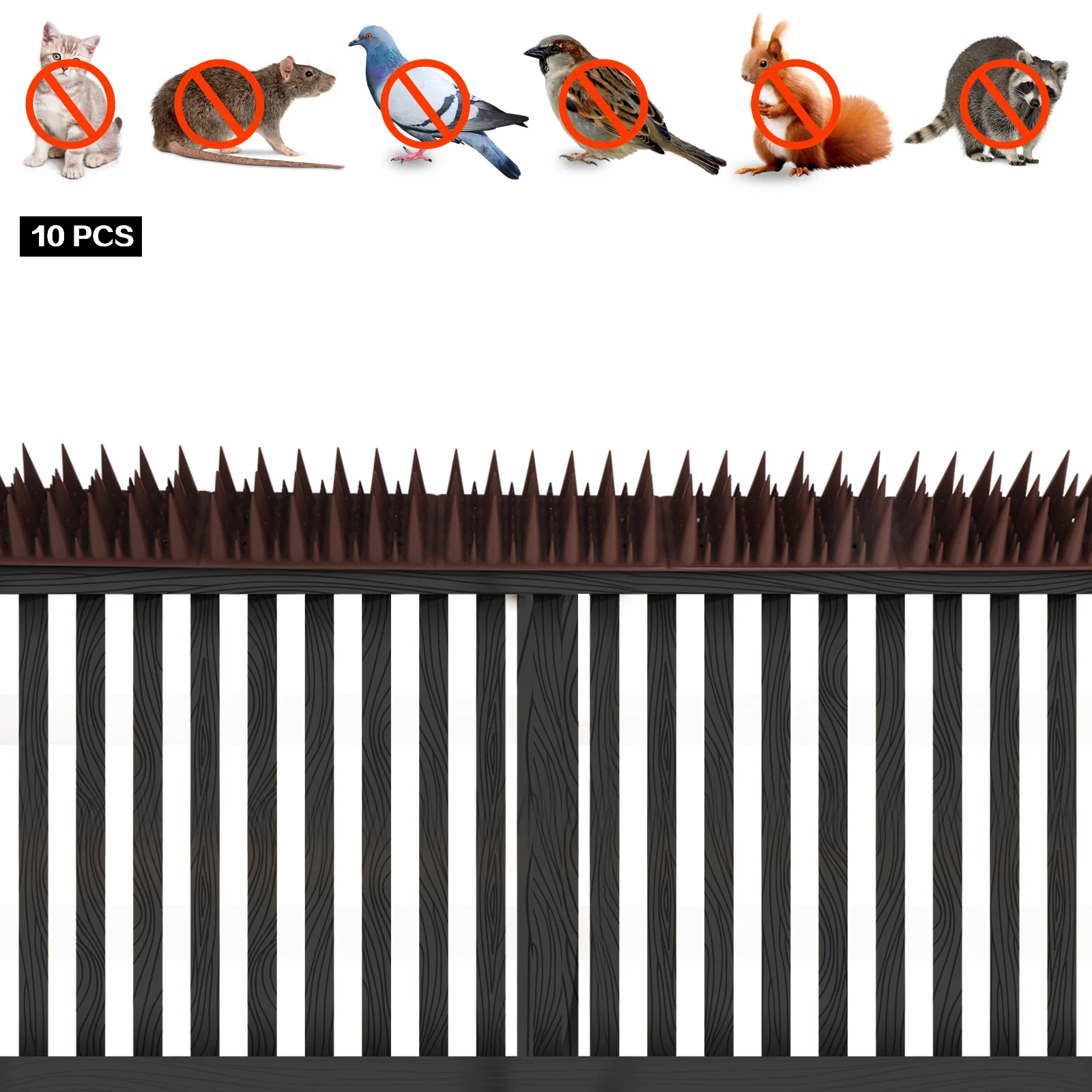 Bird Spikes, Plastic Bird Deterrent Spikes for Pigeons and Other Small Birds, Anti Bird Spikes for Outside to Keep Birds Away,Us
Bird Spikes, Plastic Bird Deterrent Spikes for Pigeons and Other Small Birds, Anti Bird Spikes for Outside to Keep Birds Away,Us
