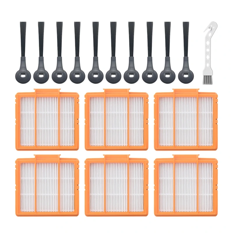 17Pcs Filter Side Brush Replacement Accessories For Shark AV2501AE AI, RV2502AE AI, AV2501S AI Robot Vacuum Cleaner
17Pcs Filter Side Brush Replacement Accessories For Shark AV2501AE AI, RV2502AE AI, AV2501S AI Robot Vacuum Cleaner