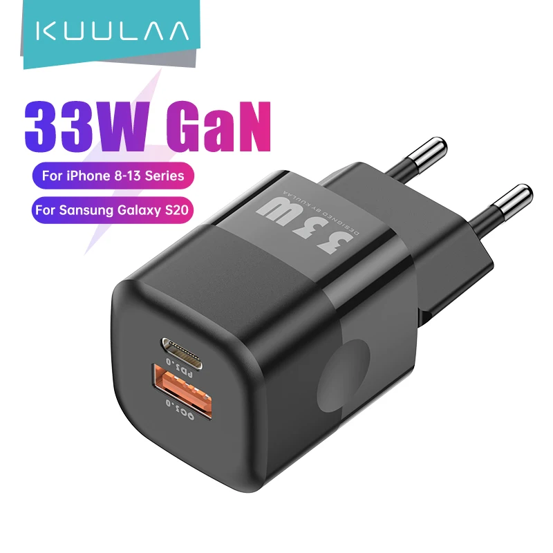 KUULAA USB C Charger 33W GaN Fast Charging USB Wall Plug-in Charger for iPhone 14 13 12 11 Sunsang Galaxy S20 POCO X3 iPad mini
KUULAA USB C Charger 33W GaN Fast Charging USB Wall Plug-in Charger for iPhone 14 13 12 11 Sunsang Galaxy S20 POCO X3 iPad mini