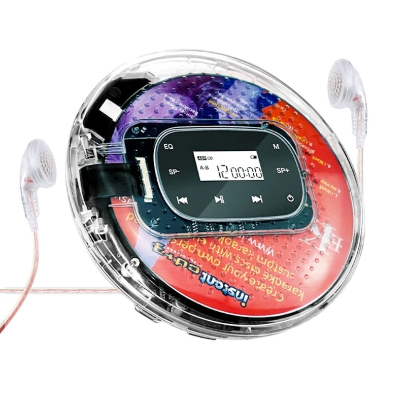 

Беспроводной музыкальный проигрыватель с сенсорным экраном, поддержка воспроизведения CD и TF-карт с проводным разъемом 3,5 мм