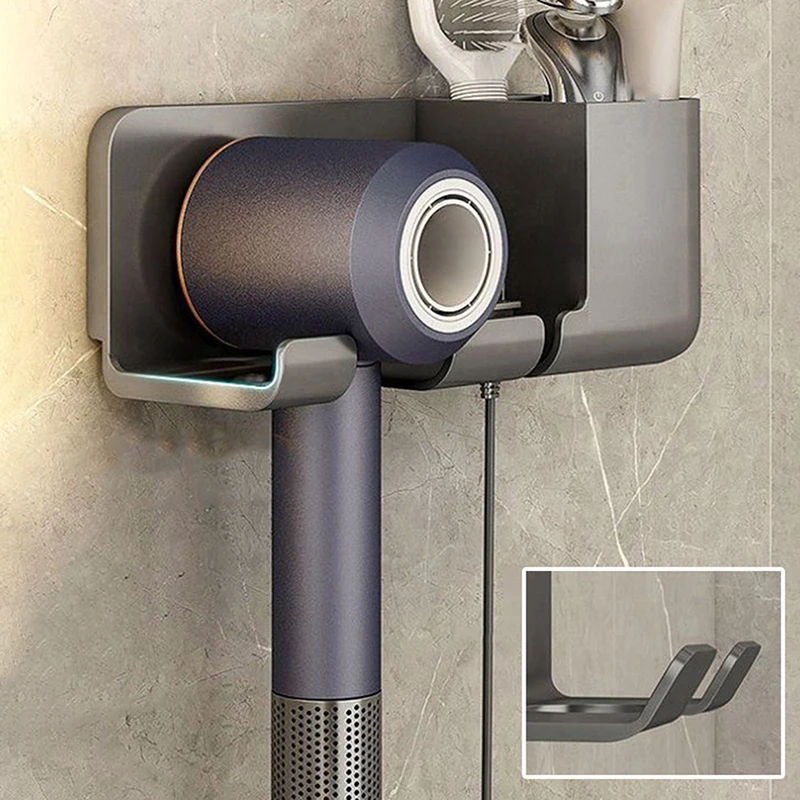 Punch-Free Bathroom Wall Mounted Hair Dryer Holder Storage Rack Self-adhesive Plastic Household Washroom Organization Shelves
Punch-Free Bathroom Wall Mounted Hair Dryer Holder Storage Rack Self-adhesive Plastic Household Washroom Organization Shelves