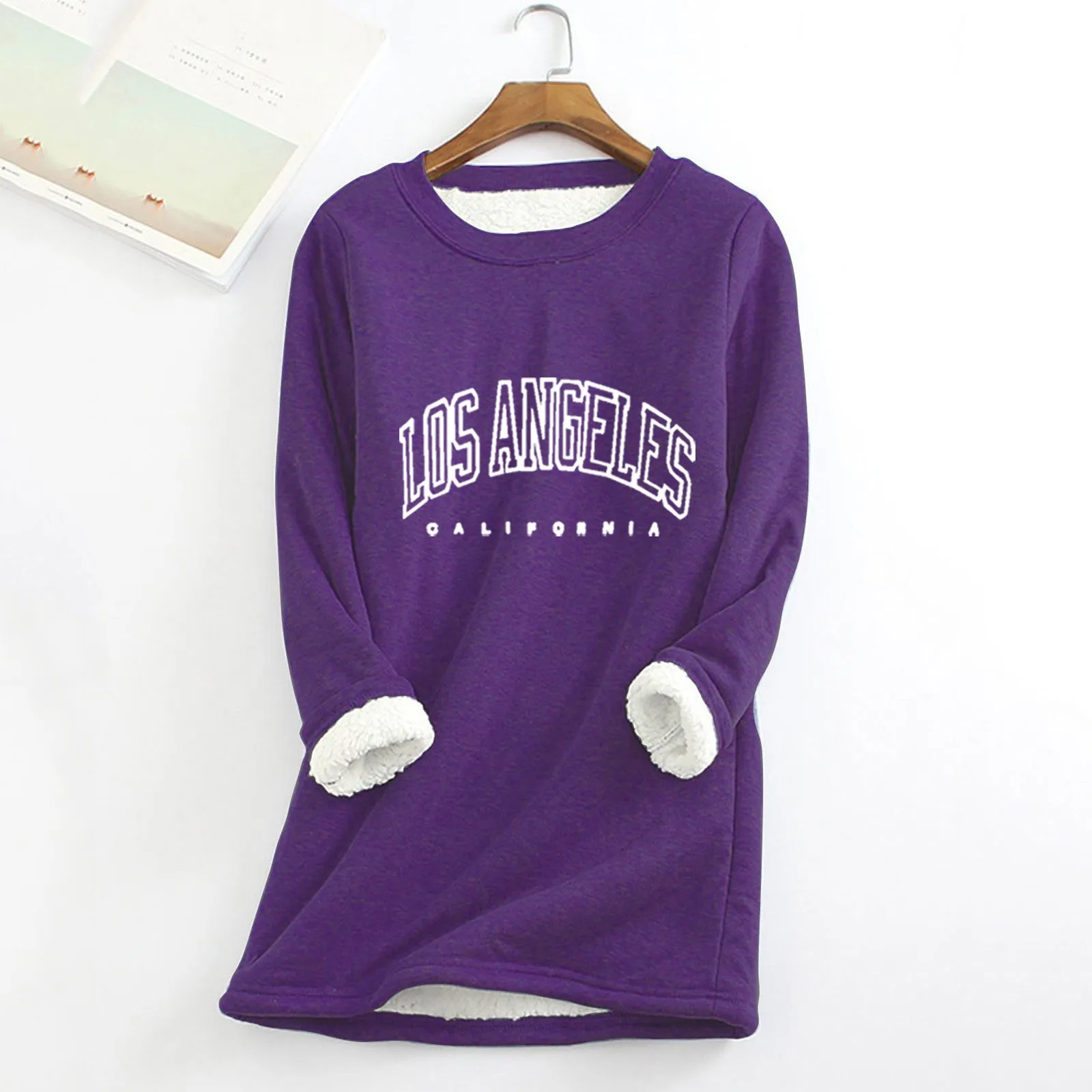 Women Casual Print Shirt Thick Fleece Sweatshirt Winter Round Neck Warm Soft Fashion Underwear Top Neck Sweatshirt Neck T Shirt
Women Casual Print Shirt Thick Fleece Sweatshirt Winter Round Neck Warm Soft Fashion Underwear Top Neck Sweatshirt Neck T Shirt