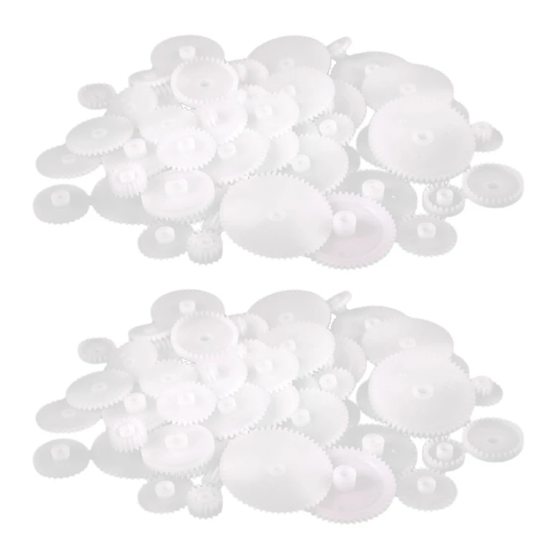 2 комплекта 58 стилей пластиковые шестерни Cog колеса все модули 0,5 детали робота DIY необходимо
2 комплекта 58 стилей пластиковые шестерни Cog колеса все модули 0,5 детали робота DIY необходимо