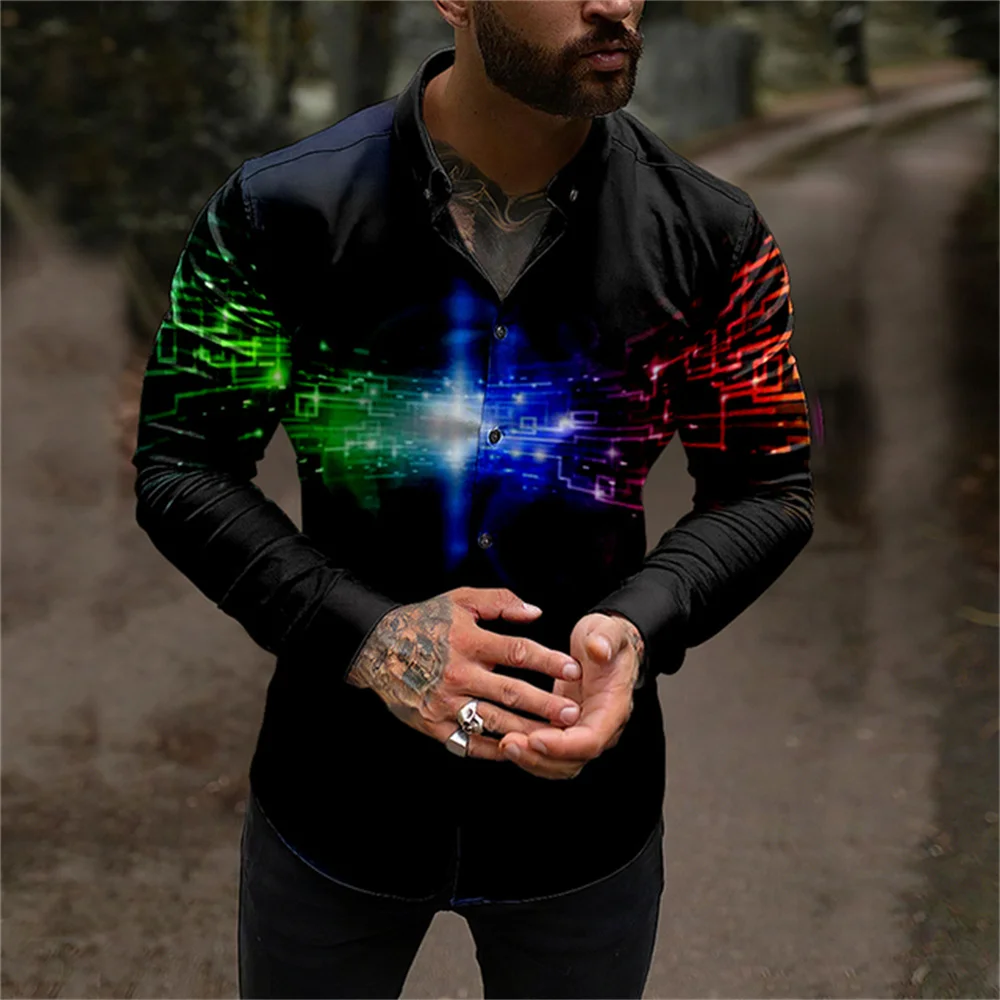 Hawaii Fashion Cool 3d Digital Printing Men's Shirts Autumn Casual Long Sleeve Turndown Collar Tops Blouse for Men Clothes S-4XL
Hawaii Fashion Cool 3d Digital Printing Men's Shirts Autumn Casual Long Sleeve Turndown Collar Tops Blouse for Men Clothes S-4XL