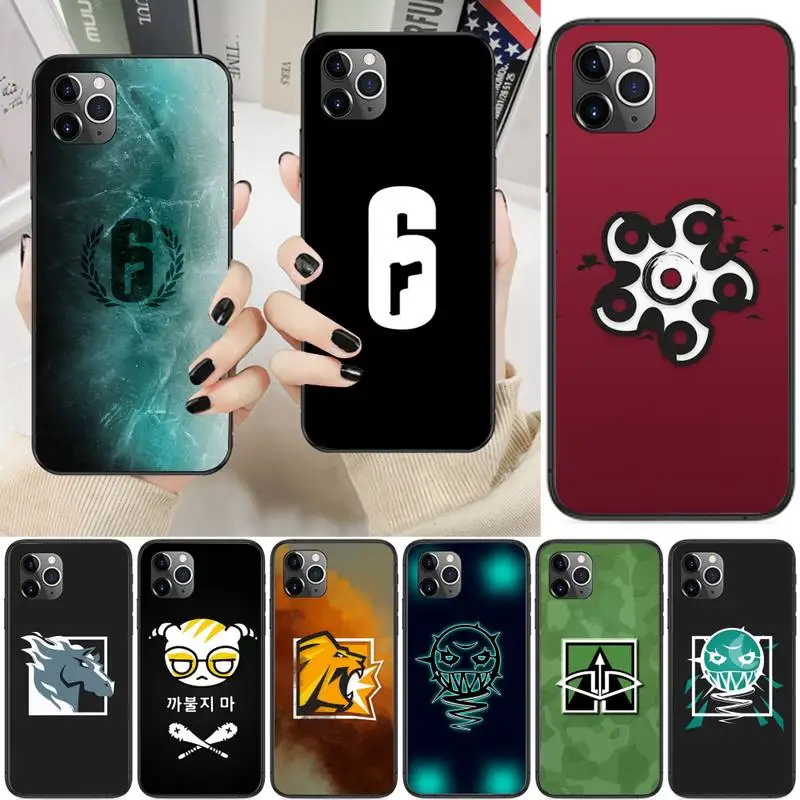 R6 Rainbow Six Siege Phone Case For iPhone 13 12 11 Pro Max 11 XR XS Max X 8 7 6 5 SE 2020 Fundas Cover
R6 Rainbow Six Siege Phone Case For iPhone 13 12 11 Pro Max 11 XR XS Max X 8 7 6 5 SE 2020 Fundas Cover