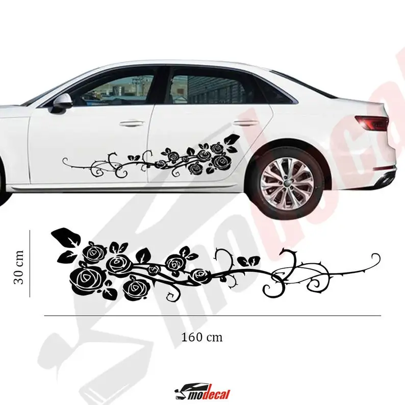 2pcs Rose Flower Car Stickers Car Side Door Decoration Decal Auto Body Wrap Vinyl Film Decal
2pcs Rose Flower Car Stickers Car Side Door Decoration Decal Auto Body Wrap Vinyl Film Decal