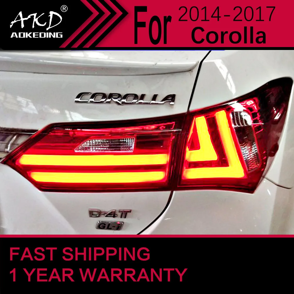 Car Lights for Toyota Corolla LED Tail Light 2014-2017 Rear Stop Lamp Brake Signal DRL Reverse Automotive Accessories
Car Lights for Toyota Corolla LED Tail Light 2014-2017 Rear Stop Lamp Brake Signal DRL Reverse Automotive Accessories