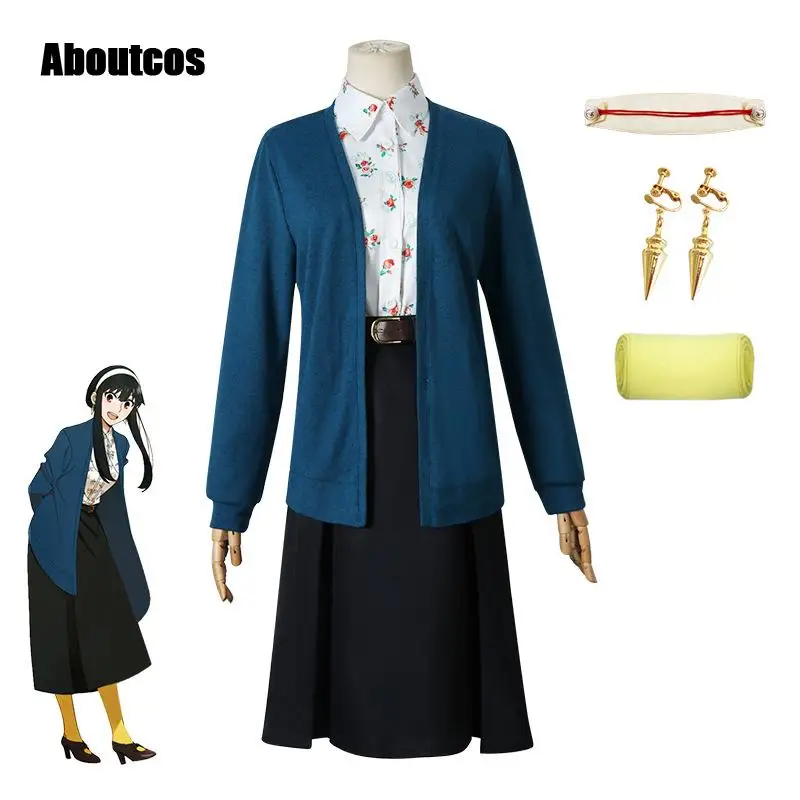 Aboutcos Anime Spy×Family Yor Forger Cosplay Costume Thorn Princes Shirt Earrings Headband Belt Sock Skirt Yor Briar Uniform
Aboutcos Anime Spy×Family Yor Forger Cosplay Costume Thorn Princes Shirt Earrings Headband Belt Sock Skirt Yor Briar Uniform