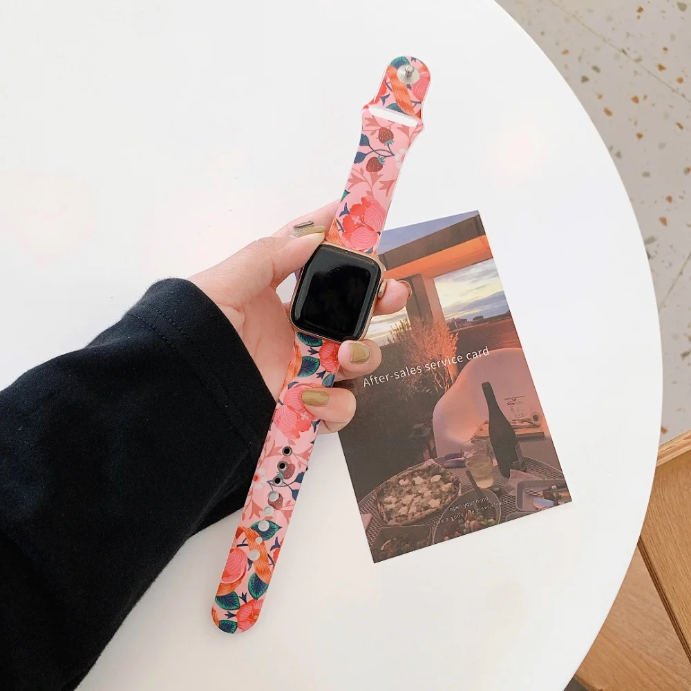 Nail Buckle Flower Lemon IMD Strap for Iwatch Ultra 8 7 49mm 45mm 44mm Printed Strap for Apple Watch 6 SE 40mm 41mm
Nail Buckle Flower Lemon IMD Strap for Iwatch Ultra 8 7 49mm 45mm 44mm Printed Strap for Apple Watch 6 SE 40mm 41mm